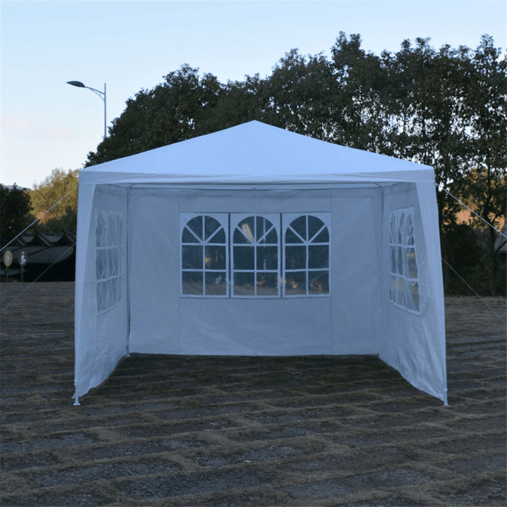 3X4M 3 Side Wall Gazebo Tent Cover Waterproof Marquee Party Wedding Sunshade Shelter Camping Tent with Window - MRSLM