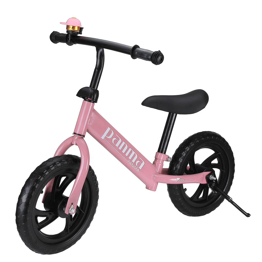 12''Adjustable Kids Mini Balance Bike Learn Ride Training Child Bicycle Toys Gift for Boys＆Girls - MRSLM