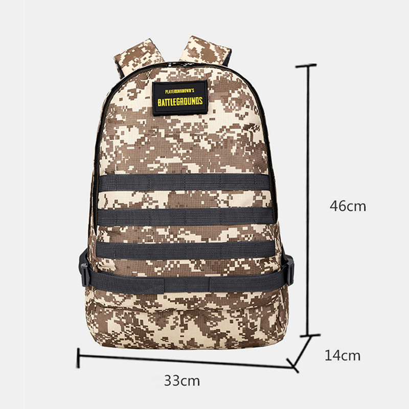 Unisex Camouflage Oxford Cloth Student School Bag Fashion Game Trend Backpack - MRSLM