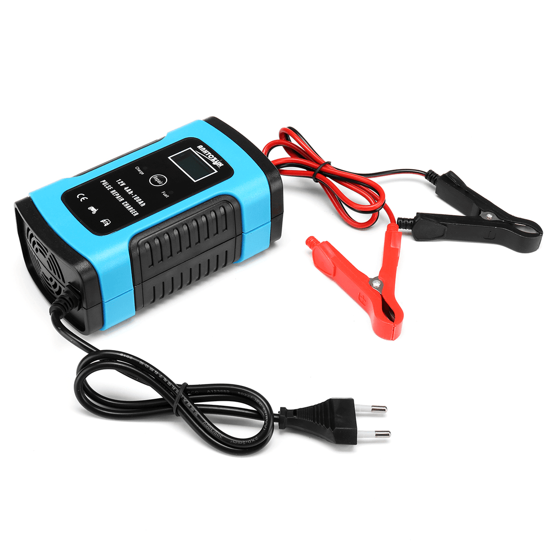 Display 12V Pulse Repair LCD Charger Automatic Smart Battery Charger/Maintainer Pulse Repair Charger - MRSLM