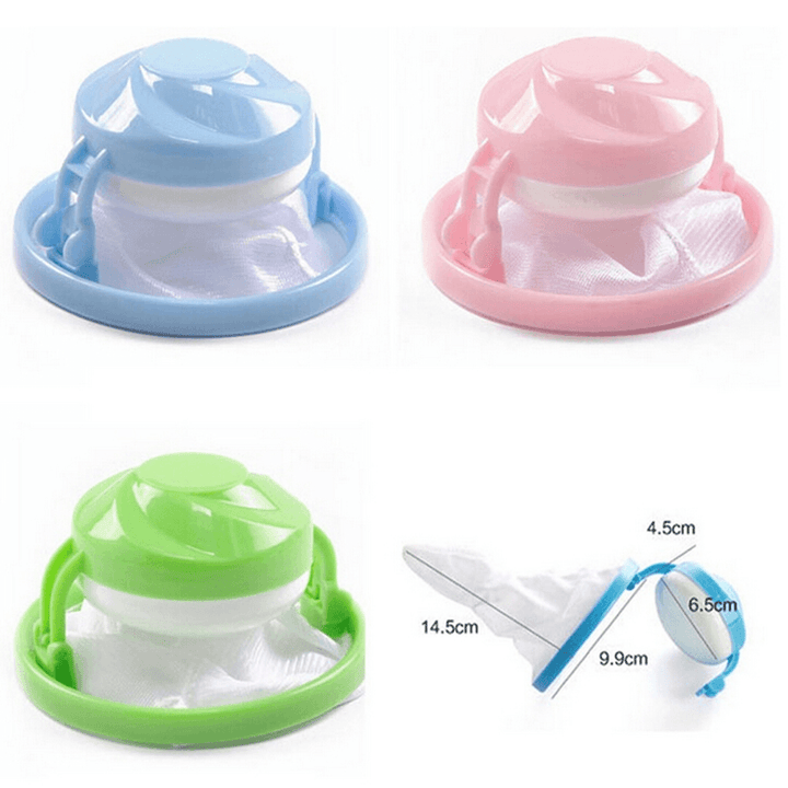 Honana BH-225 Mesh Laundry Filter Wool Washing Ball Hair Removal Device Magic Floating Washing Bag - MRSLM