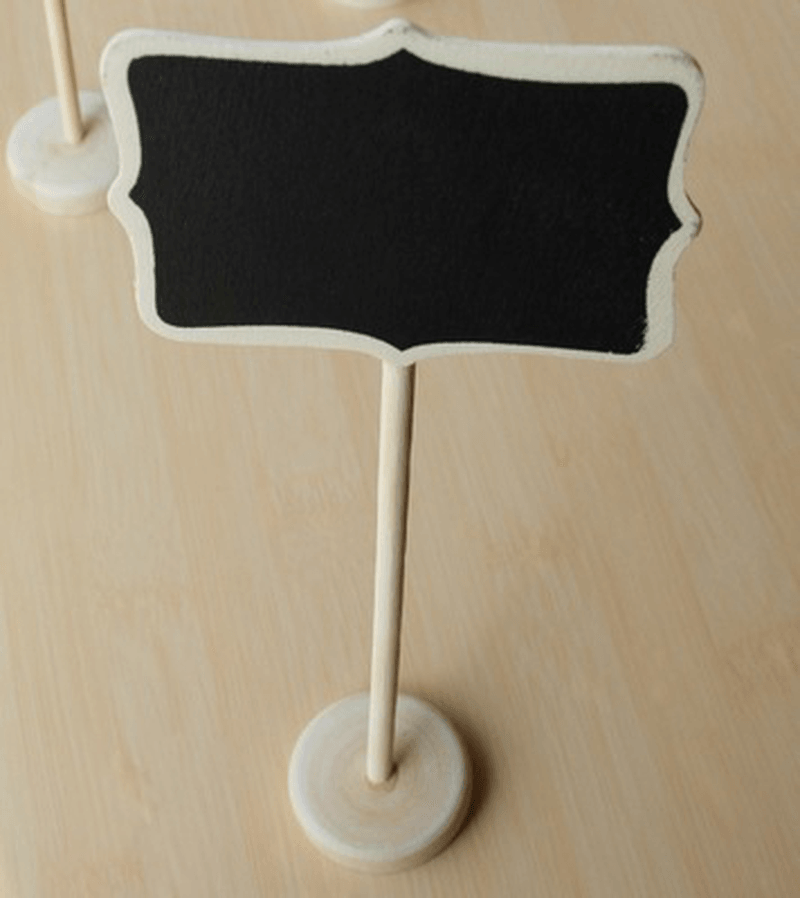 Christmas Wooden Mini Wood Chalkboard Blackboard Place Card Holder Table Number for Wedding Event Party Decoration - MRSLM