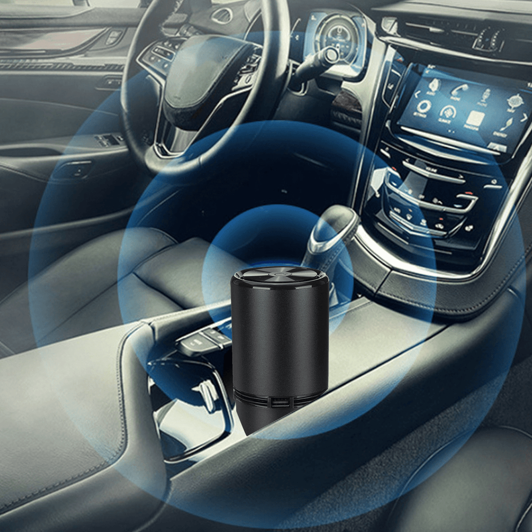 Mini Car Air Purifier Cleaner Negative Ion USB Home Vehicle Air Cleaner Remove Formaldehyde Air Purifier for Car Accessories - MRSLM