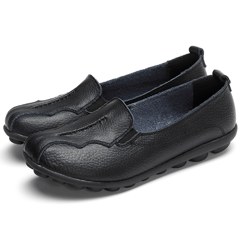 US Size 5-11 round Toe Soft Sole Slip on Flat Loafers - MRSLM