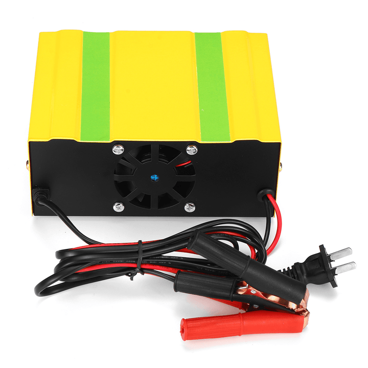 12V/24V Smart Automatic Car Motorcycle Battery Charger LCD Pulse Repair AGM Lead Acid - MRSLM