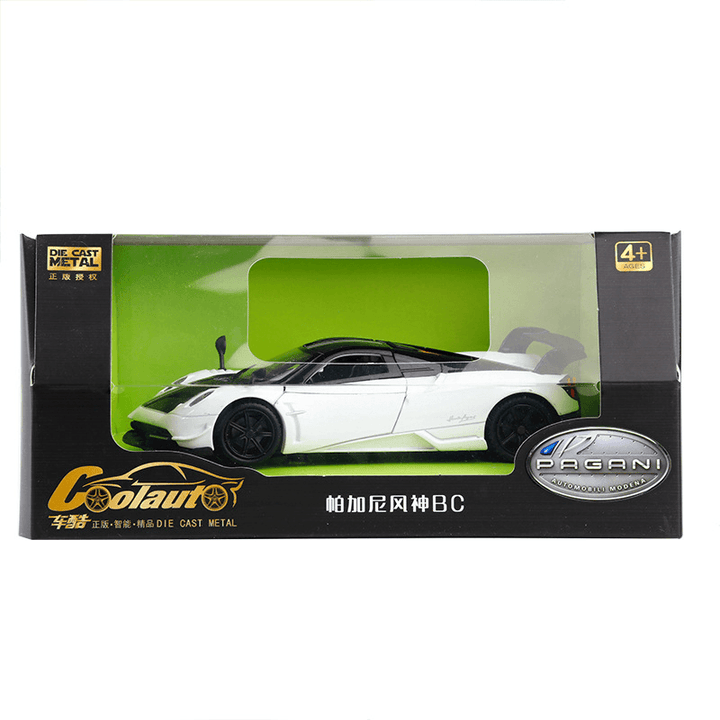 Alloy Car Model Fengzizi BC Sports Car Sound and Light Button to Open the Door - MRSLM