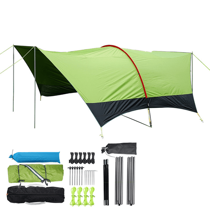 CLS UV Protect Gazebo Tent Large Beach Tent Beach Umbrella Awning BBQ Sun Shelter Outdoor Oxford Sun Canopy Waterproof Camping Tent - MRSLM