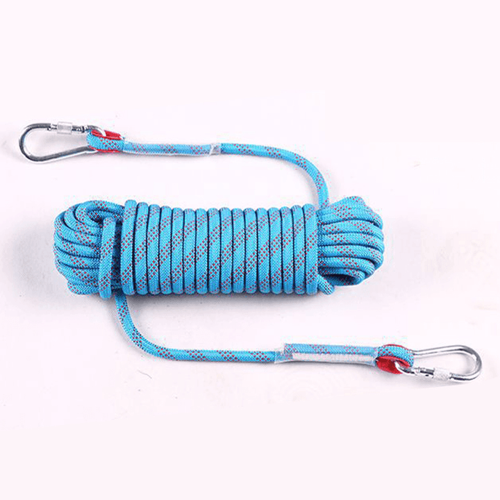 12Mm 10M/20M Rock Climbing Rope Tree Wall Climbing Equipment Gear Outdoor Survival Fire Escape Rescue Safety Rope - MRSLM