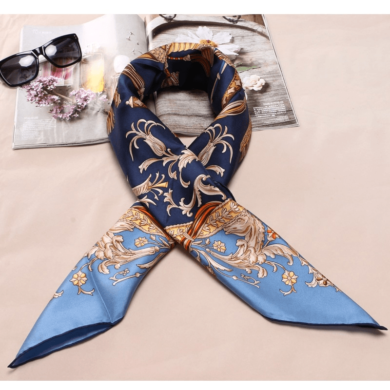 Ladies Middle-Aged High-End Silk Scarf - MRSLM