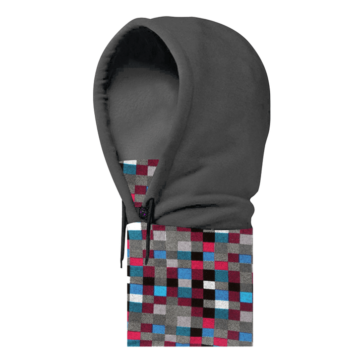 Unisex Neck Hood Fleece Hat Winter Warm Balaclava Helmet Windproof Neck Gaiter Face Mask Head Scarf - MRSLM