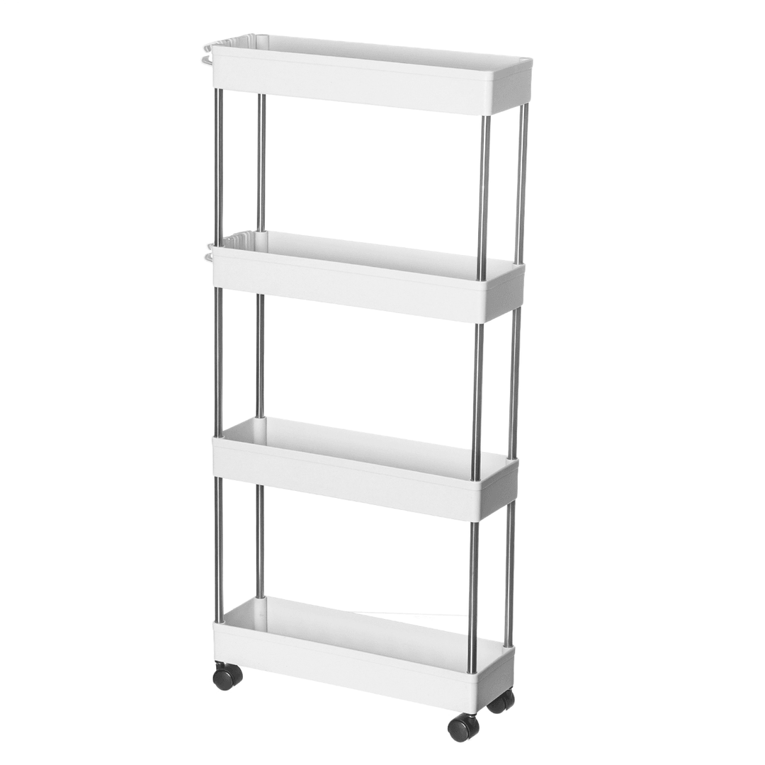 Multi Layer Organizer Gap Shelves for Kitchen Shelf Storage Rack Supplies Racks Slot Shelf with Wheels for Kitchen Storage Tools - MRSLM