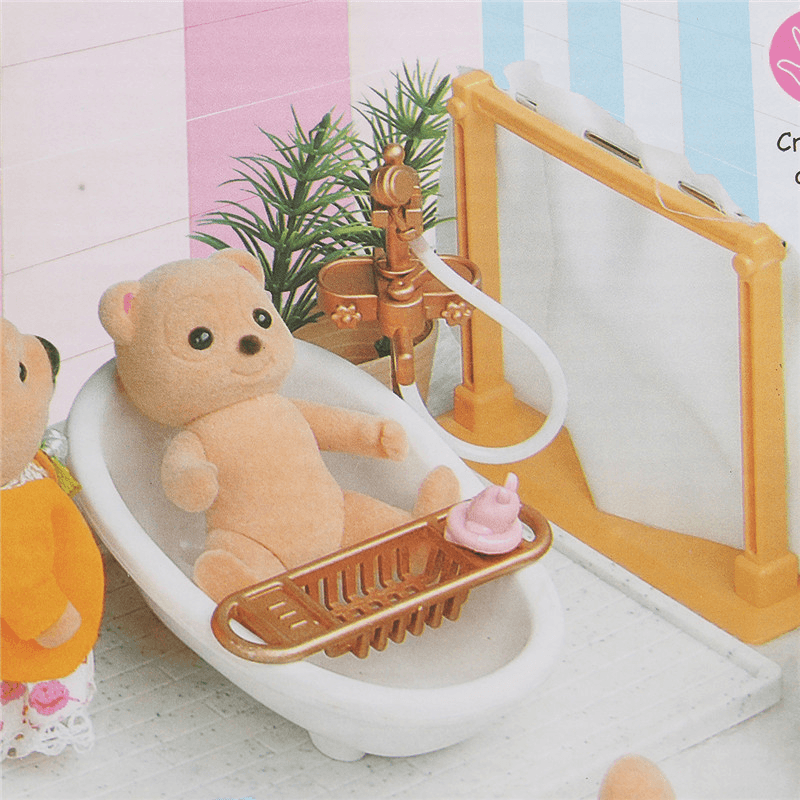 1:12 Simulation Bathroom Play House Props Dollhouse Creative DIY Material - MRSLM