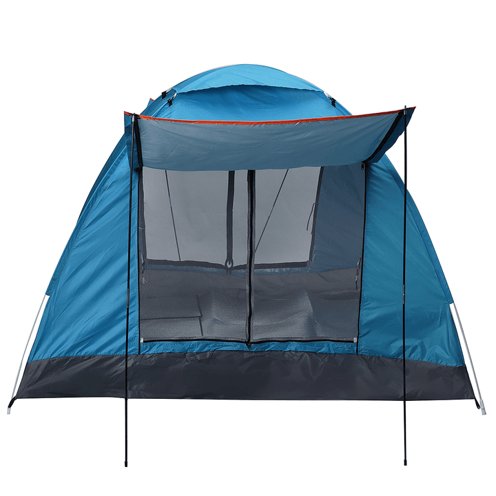 3-4 Person Automatic Camping Tent Portable Waterproof Sunshade Canopy Beach Travel with Moisture-Proof Mat - MRSLM