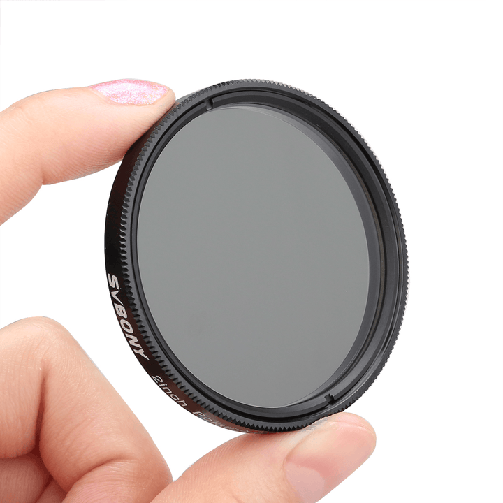 Svbony 2" Linear Polarizer Filter Anodized Aluminum Optical Glass for Lunar Planetary Observing - MRSLM