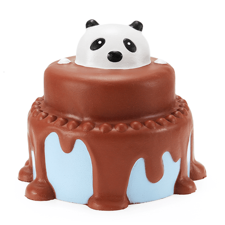 Squishy Panda Cake 12Cm Slow Rising with Packaging Collection Gift Decor Soft Squeeze Toy - MRSLM