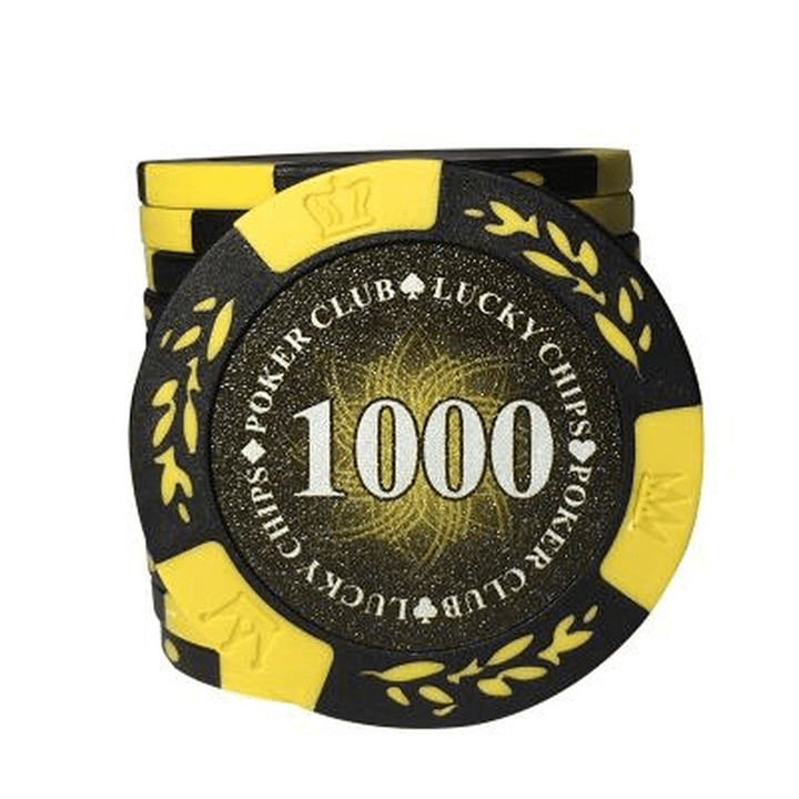 Texas Holdem Poker Chips Coins Mahjong Chips Anti-Counterfeiting Customized Chips - MRSLM