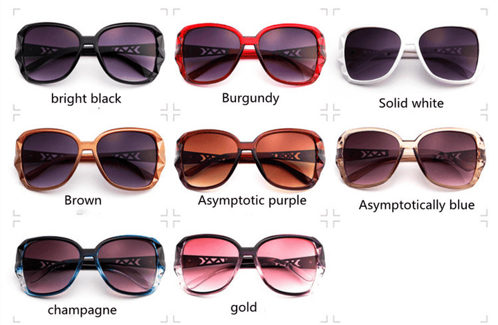 Women'S Big Frame Sunglasses Women Retro Sunglasses - MRSLM