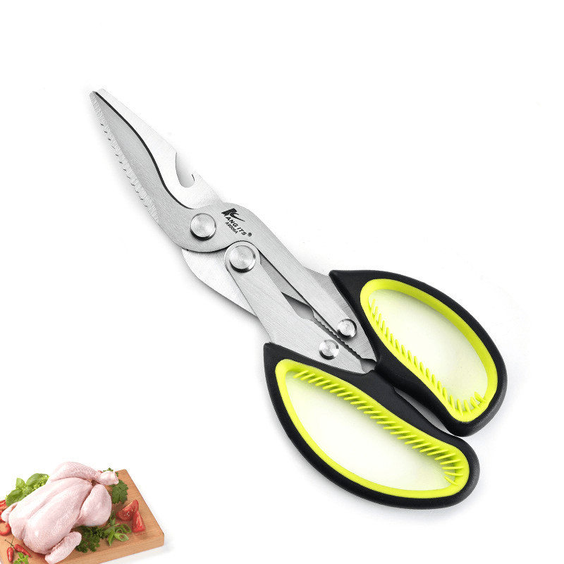 Multi-Function Stainless Steel Kitchen Scissor Vegetable Meat Fish for Outdoor BBQ Food Grade - MRSLM