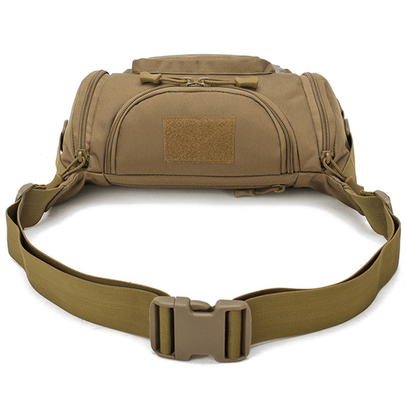 Men Nylon Outdoor Waterproof Tactical Sling Bag Chest Bag Waist Bag Crossbody Bag - MRSLM