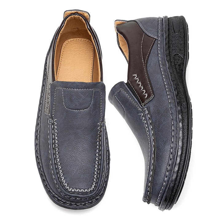 Men Slip-On Soft Sole Non Slip Wear Resistant Casual Shoes - MRSLM