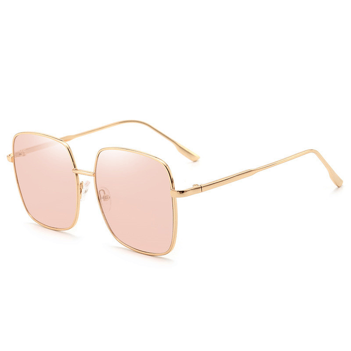 Korean Style Men'S and Women'S Square Retro Sunglasses - MRSLM