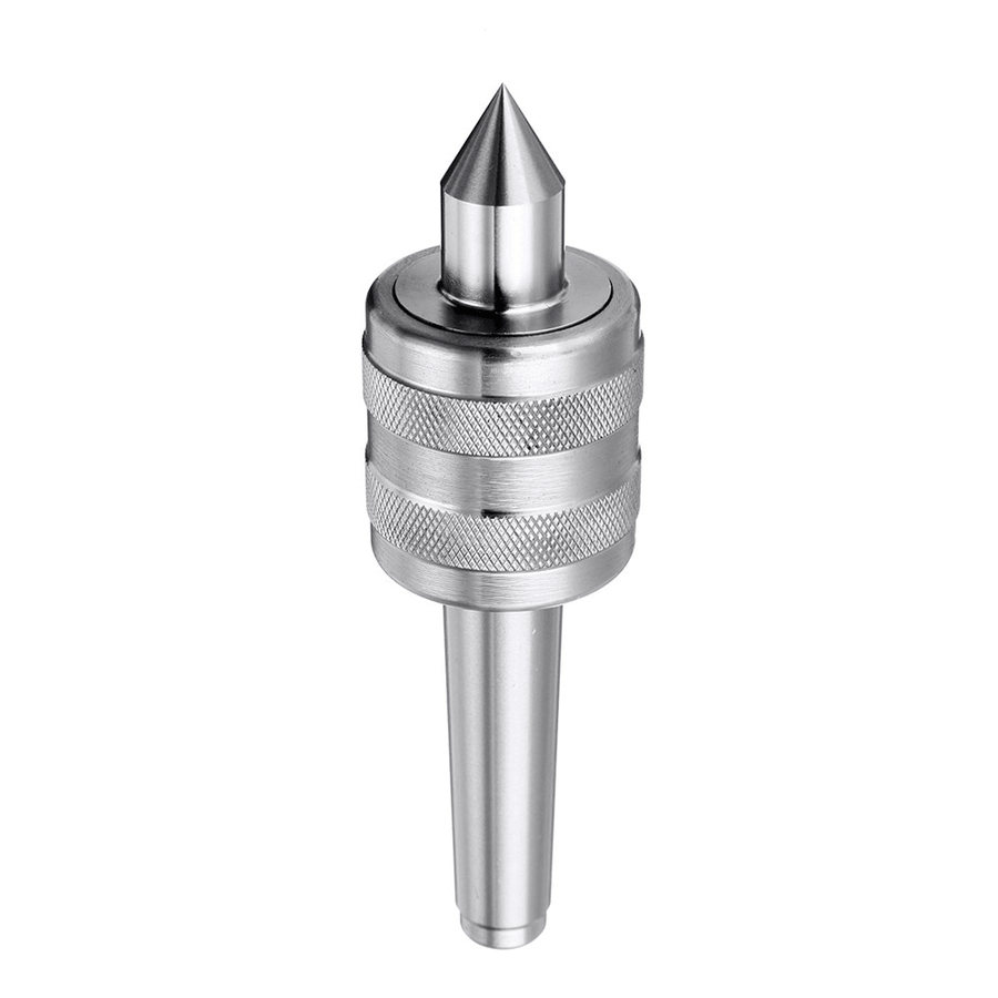 MT2 0.02 Inch CNC Precision Steel Lathe Live Center Taper Tool Triple Bearing - MRSLM