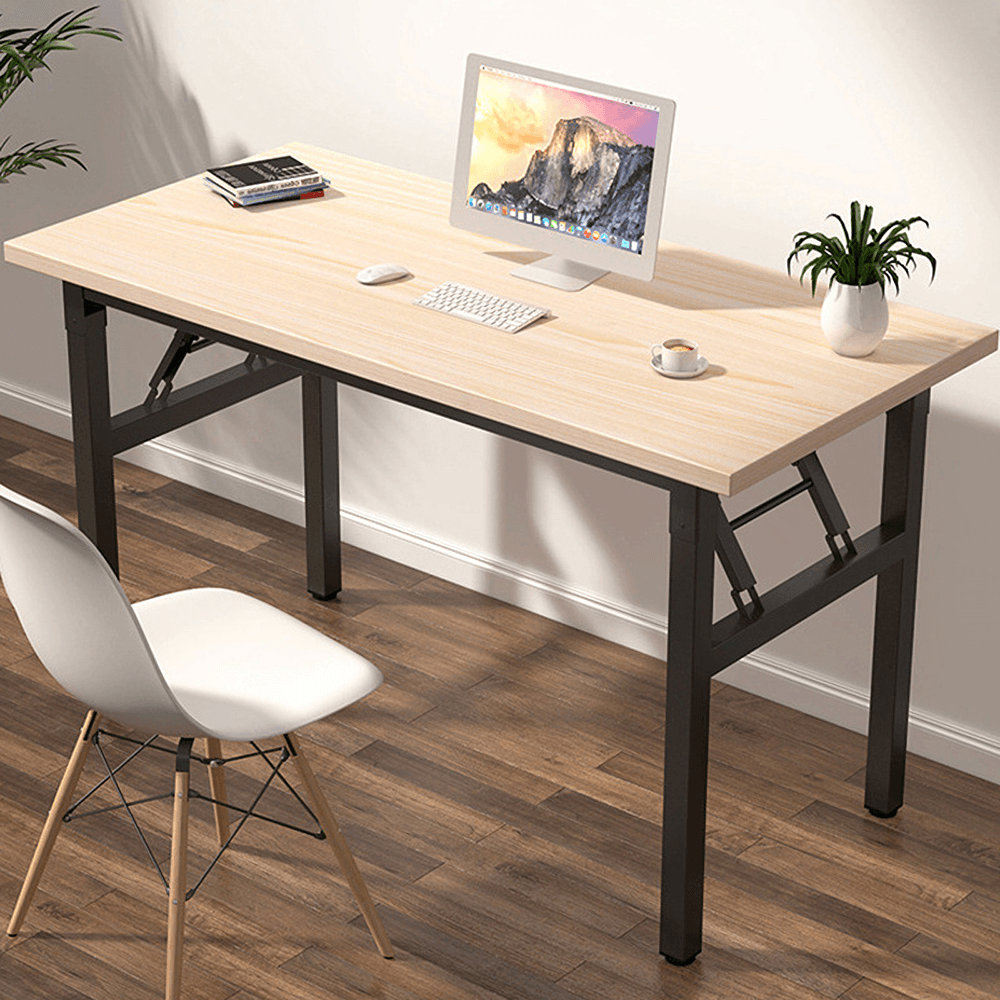 Foldable Computer Desk Student Writing Study Table Office Workstation Home Laptop Desk Game Table - MRSLM