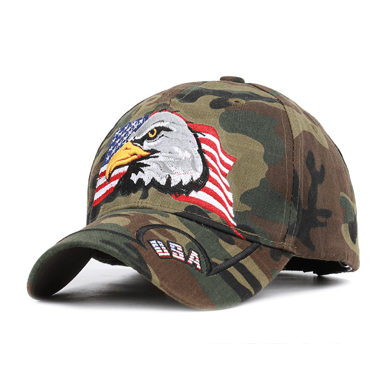 Eagle Embroidery Baseball Cap Casual Cap - MRSLM