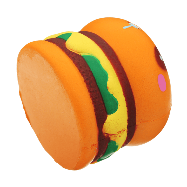 Burger Cat Squishy 8*8.5 CM Slow Rising Collection Gift Soft Fun Animal Toy - MRSLM