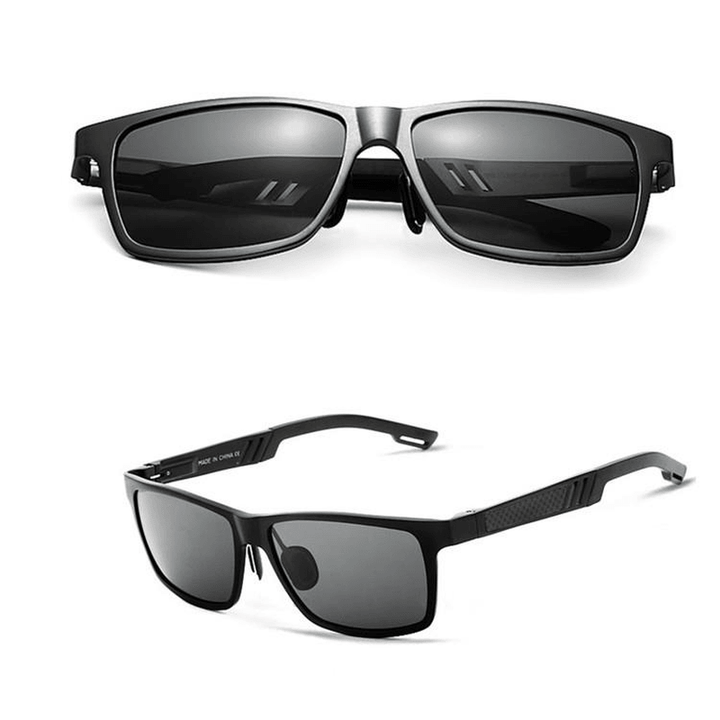 Men Uv Protection Polarized Aluminum Magnesium Alloy Sun Glassess Driving Outdooors Eyeglasseess - MRSLM