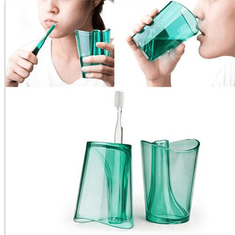 Toothbrush Holder Home Antiscale Innovative Gargle Tooth Mug Toothbrushing Cup Tooth Glass for Bathroom Accessories Sets - MRSLM