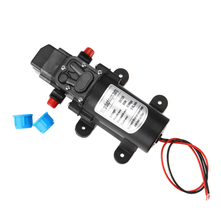 DC 12V 80W Diaphragm Water Pressure Pump Self Priming Diaphragm Pump - MRSLM