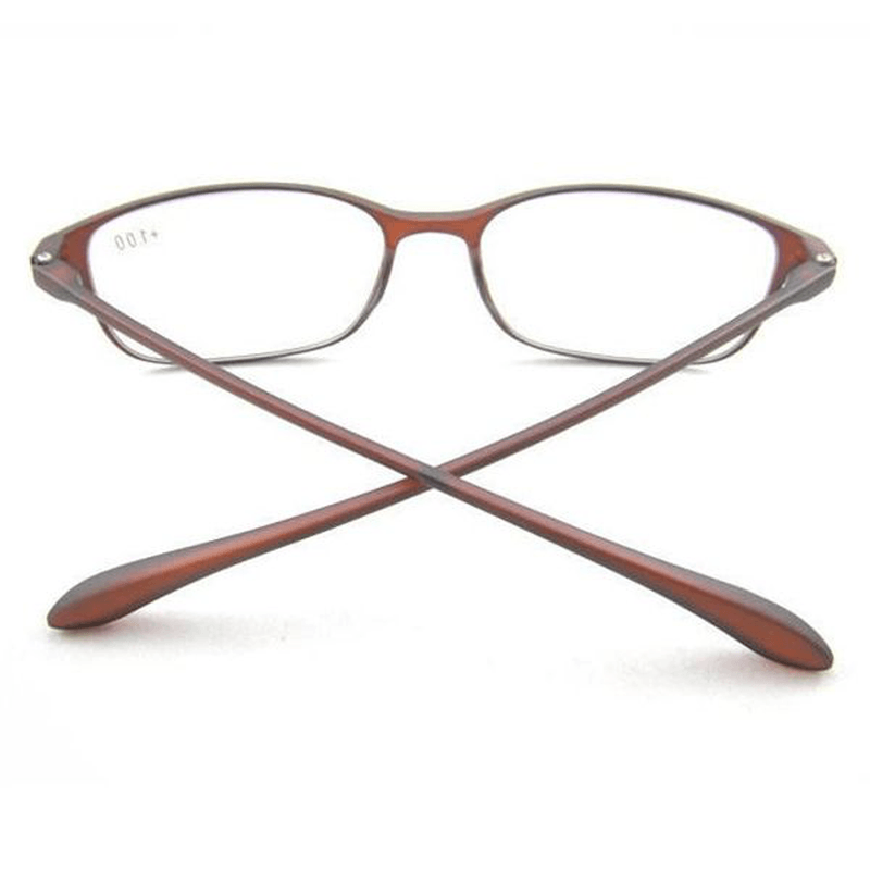 Men Women TR90 Flexible Reading Glasses Ultra-Light Pressure Reduce Eyeglass - MRSLM