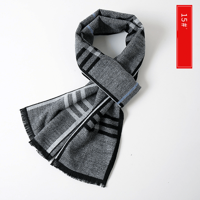 Men'S Extended Cashmere All-Match Warm Scarf - MRSLM