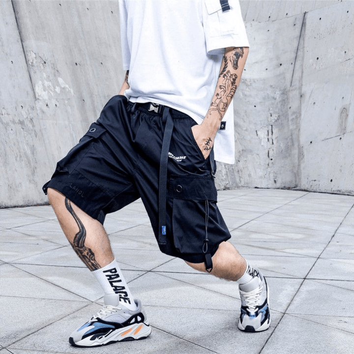 Cargo Shorts Multi-Pocket Five-Point Pants - MRSLM