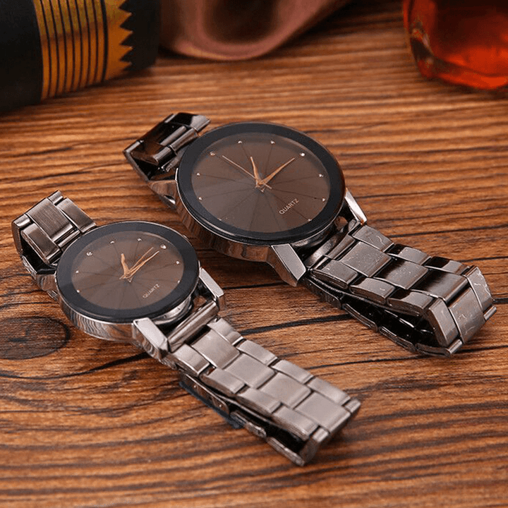 Fashion Casual Waterproof Stainless Steel Strap Men Quartz Watch - MRSLM