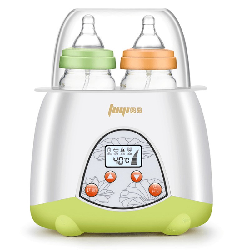 Automatic Thermostat Dual LCD Baby Bottle Milk Warmer 2 in 1 Milk Heater Milk Bottle Sterilizer Multi-Function Cooking Supplies - MRSLM