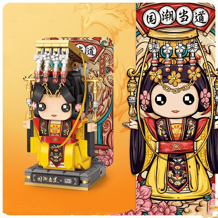 Tang Dynasty National Style Small Particle Building Block Educational Toy - MRSLM