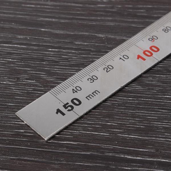 150 x 300mm Metric Square Ruler Stainless Steel 90 Degree Angle Corner Ruler - MRSLM