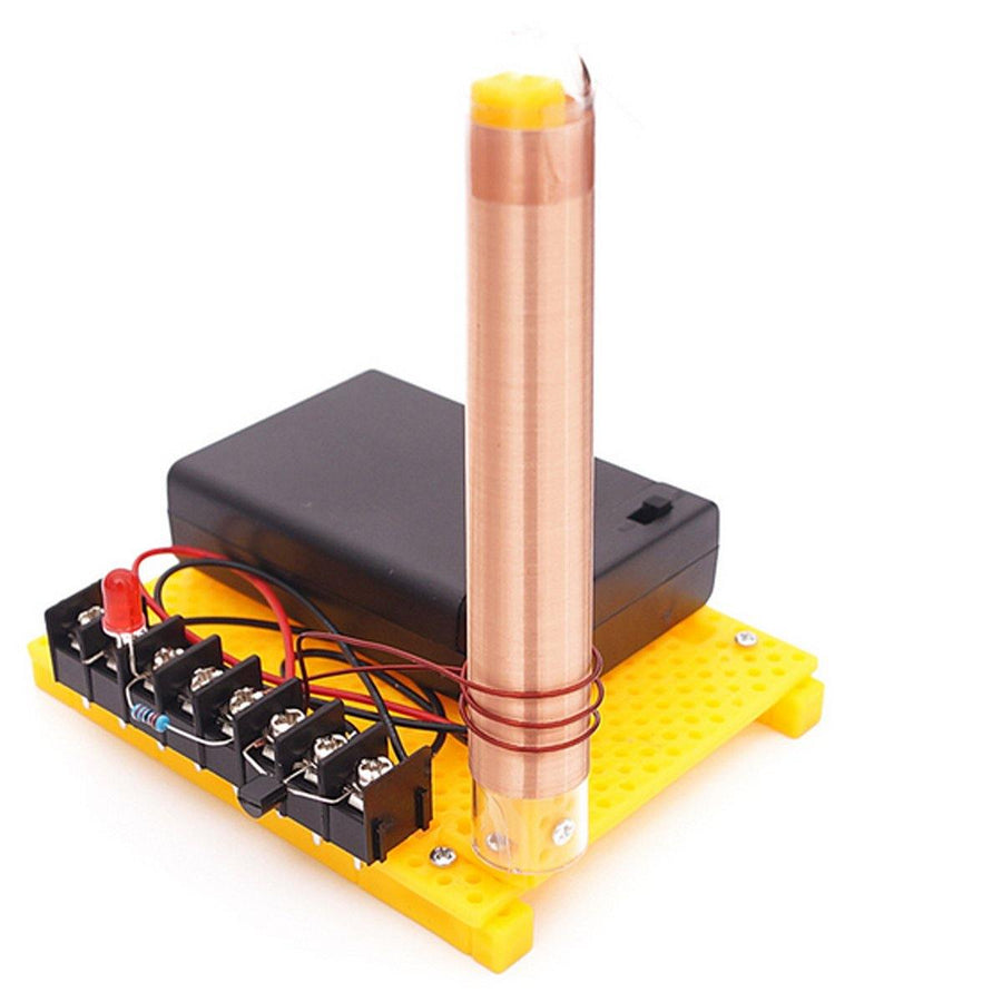 Mini Bobina Tesla Tubo DIY Kits Scientifico Fisico Giocattolo Sperimentale Tesla Coil Module - MRSLM