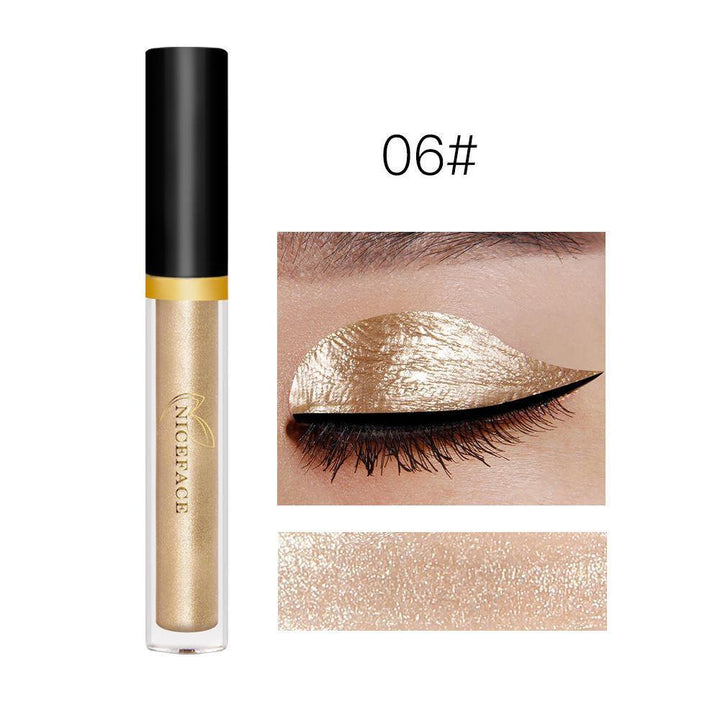 17 Colors Liquid Eye Shadow Diamond Shimmer Glitter Eye Highlighter Makeup Long-Lasting - MRSLM