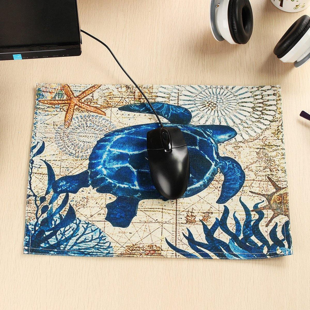 30*40cm Table Pad Cotton Linen Heat Insulation Waterproof Tablecloth Meal Cup Mat Mouse Pad - MRSLM