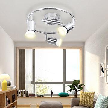 3 Heads GU10 LED Downlight Ceiling Light Adjustable Spotlight Home Office Wall Lamp 85-265V - MRSLM