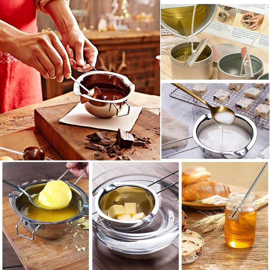 Boiler Cooking Pot Stainless Steel Chocolate Butter Melting Pan Milk Bowl Tools - MRSLM