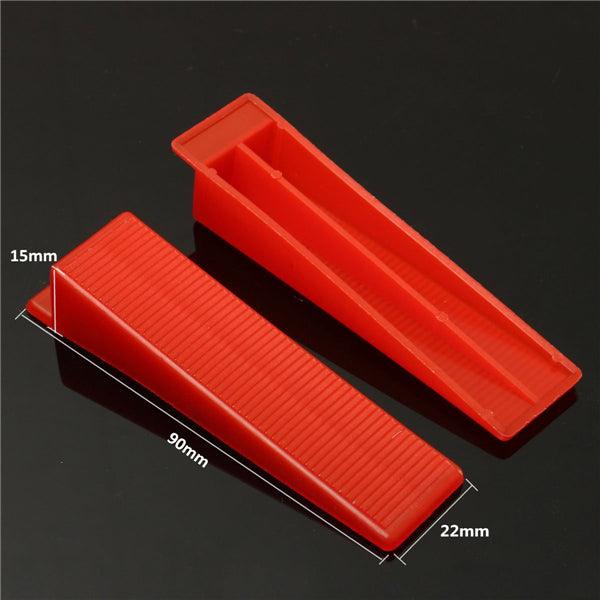 400Pcs Tile Leveling Plastic Spacers Tiling Clips Wedges Tools - MRSLM