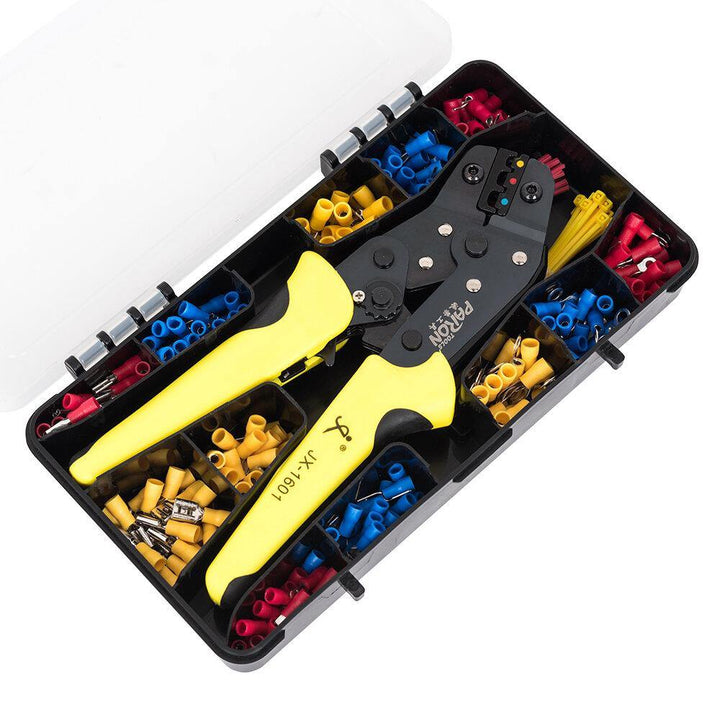 Paron M161 Crimper Pliers Pre-insulated Terminal Wire Pliers Terminal Crimping Pliers Crimping Pliers Kit With 280pcs Terminals - MRSLM