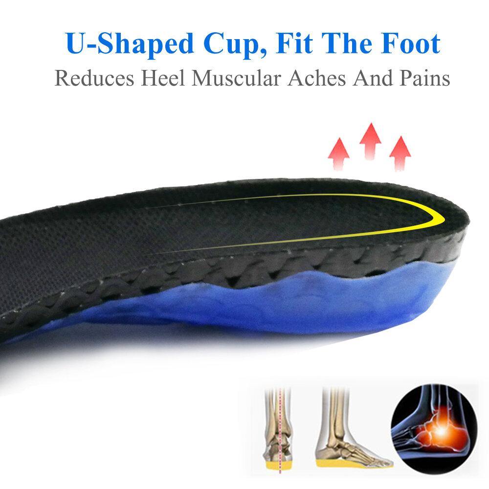 Spring Silicone Orthopedic Arch Support Insoles Inserts Flat Feet Orthotic Shoes Sole Insoles Plantar Fasciitis - MRSLM