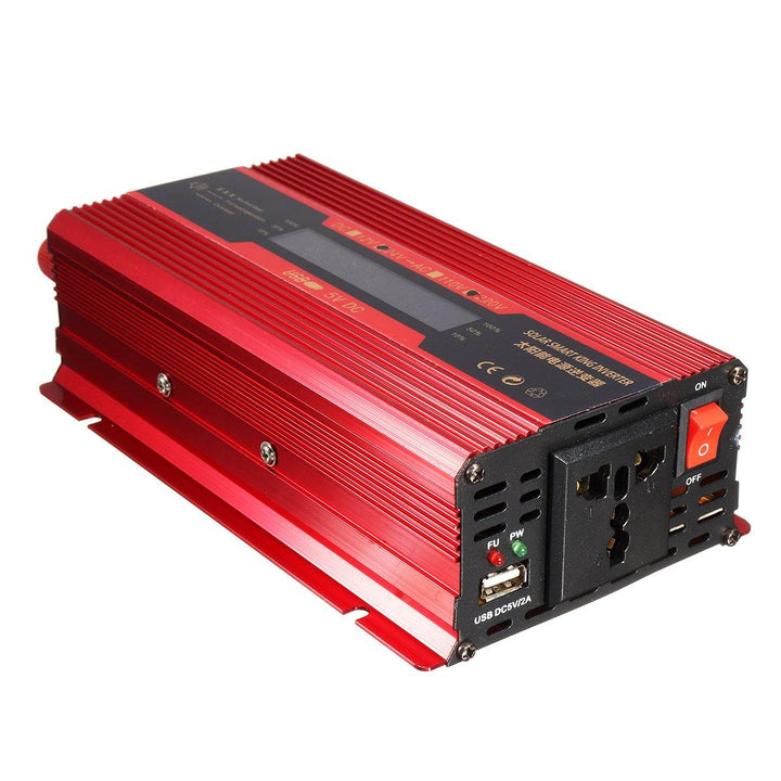 4000W Peak LCD Solar Power Inverter DC12/24V to AC 110V/220V Converter - MRSLM