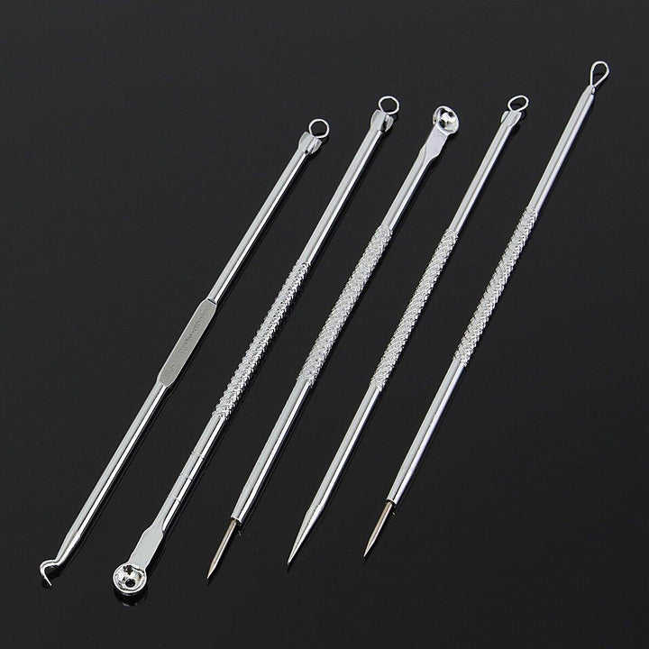 7 Set to Choose Stainless Silver Blackhead Extractor Remover Facial Care Tool Blemish Acne Pimple - MRSLM