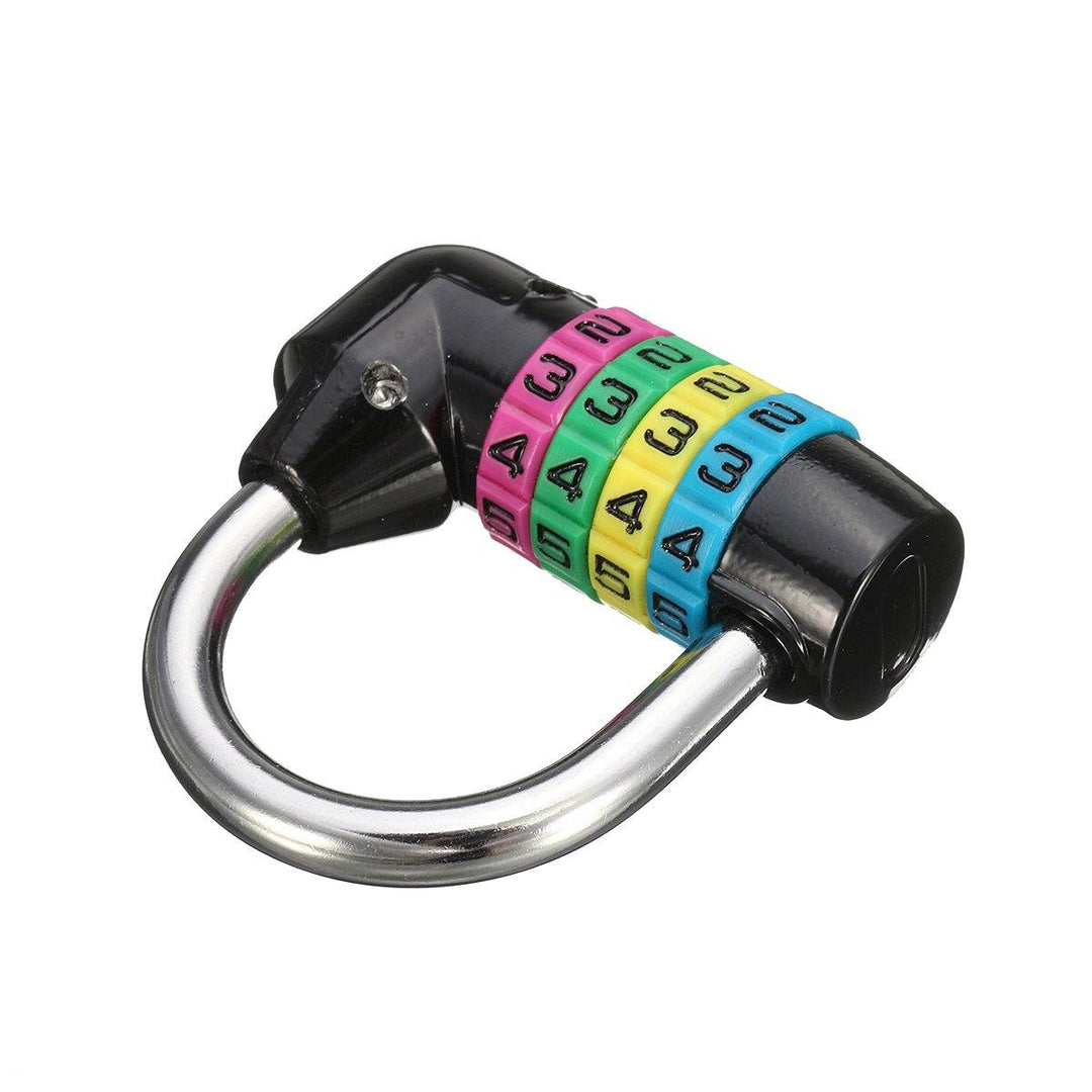 4 Digit Resettable Combination Padlock Travel Luggage Bag Diary Suitcase Code Security Lock - MRSLM